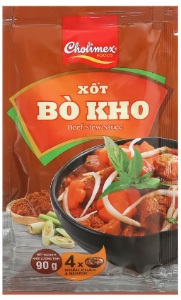 Xốt bò kho Cholimex 90g