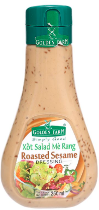 Xốt salad mè rang Golden Farm 250ml