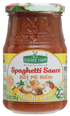 Xốt spaghetti nấm Golden Farm 370g
