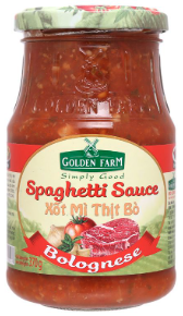 Xốt spaghetti thịt bò Golden Farm 370g