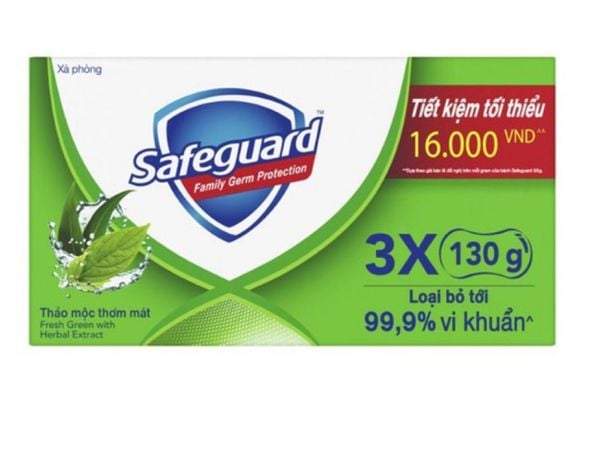 Xà bông Safeguard thảo mộc 130g