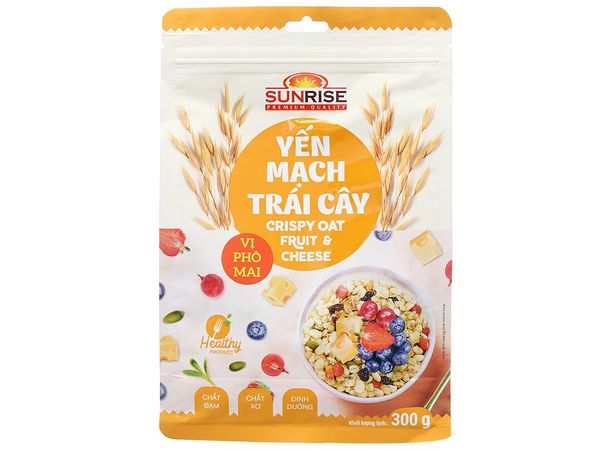 Yến mạch trái cây phô mai 300g