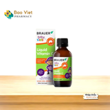  Siro BRAUER Baby Kids Liquid bổ sung vitamin C, tăng cường đề kháng cho trẻ từ 1 tuổi (100ml) 