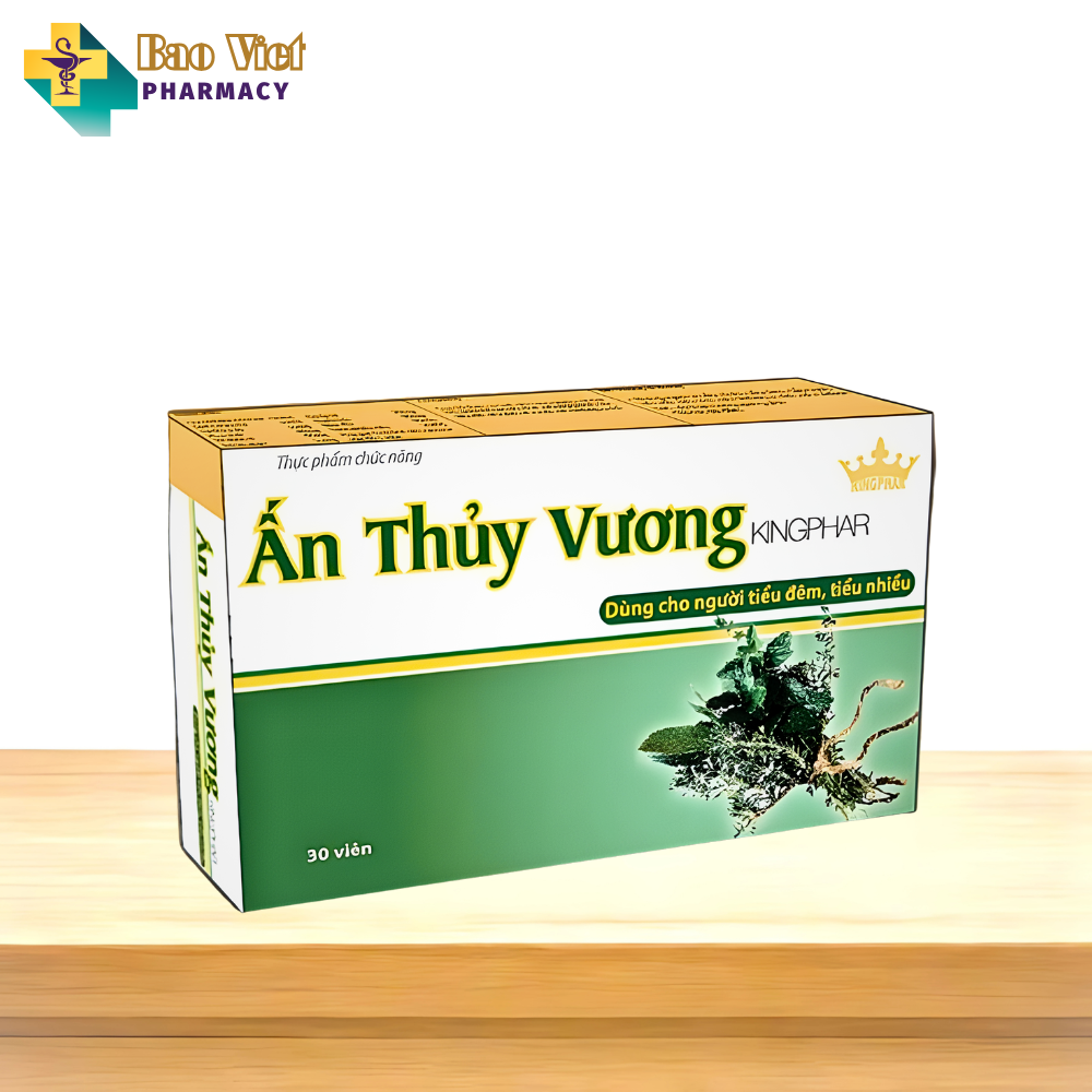  Viên tiểu đêm Ấn Thủy Vương Kingphar hộp 30 viên 