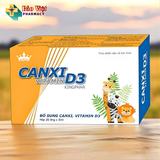  Ống uống Canxi Vitamin D3 Kingphar hộp 20 ống x 5ml 