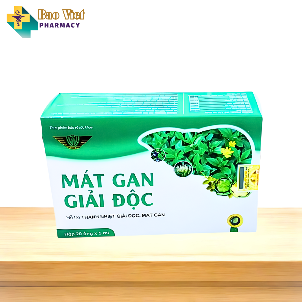  Ống uống Mát Gan Giải Độc Kingphar 20 ống 5ml 