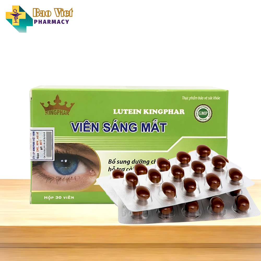  Viên Sáng Mắt Lutein Kingphar 30v 