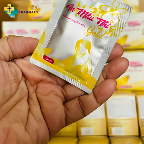  Cốm lợi sữa An Mẫu Nhi Gold - Hỗ trợ tăng tiết sữa mẹ, Hộp 20 gói x 3g 
