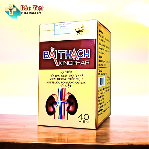  Bài Thạch Kingphar 40 viên (dành cho người bị sỏi thận, sỏi mật) 