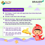  Viên dầu cá Brause Ultra Pure DHA - bổ sung DHA giúp hỗ trợ phát triển não bộ và sức khỏe mắt cho trẻ hộp 60 viên 