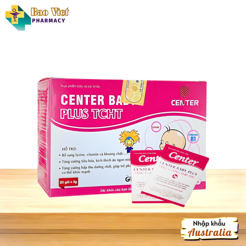  Center Baby Plus Tăng Cường Hấp Thu (Hộp 20 gói 3g) 