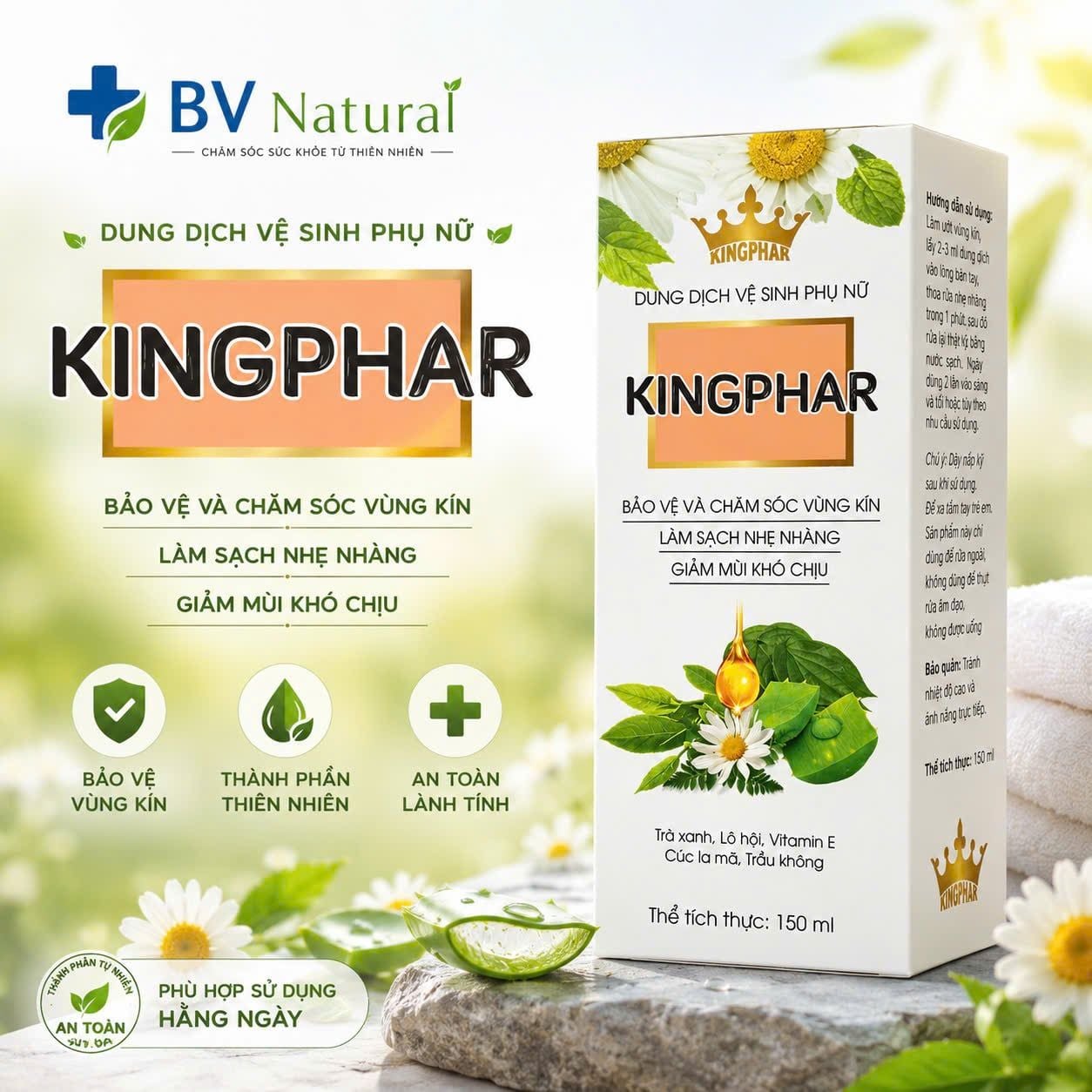  Dung dịch vệ sinh phụ nữ Kingphar 