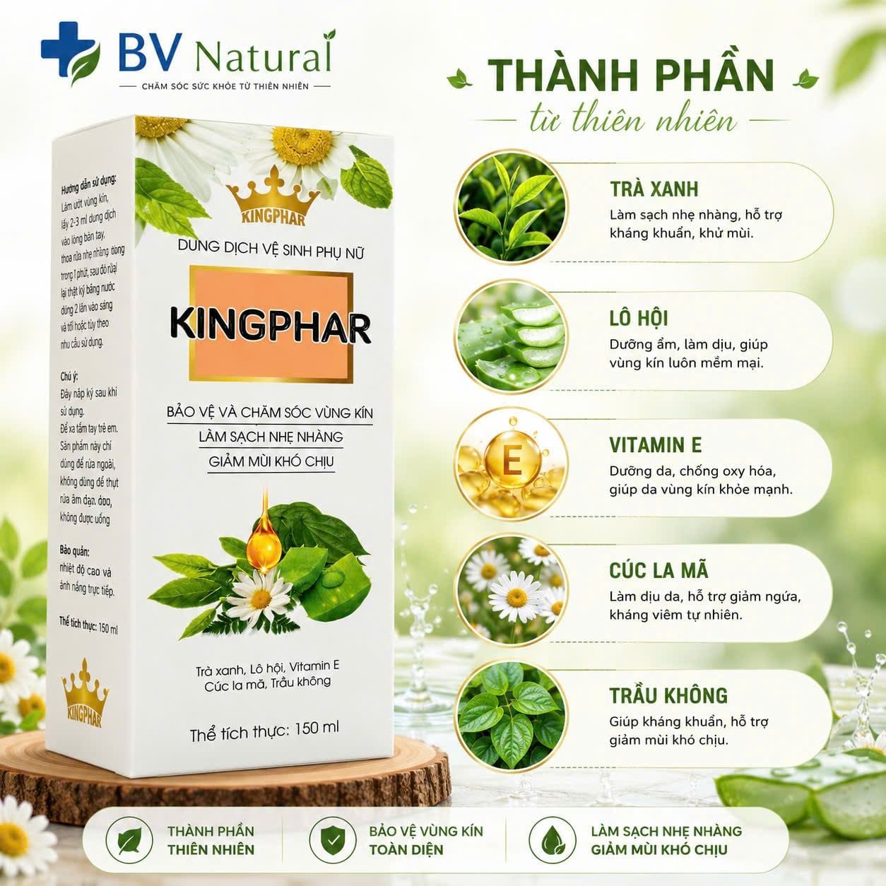  Dung dịch vệ sinh phụ nữ Kingphar 