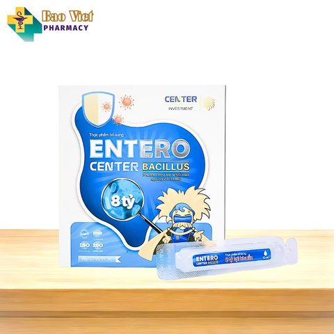  Men tiêu hóa ENTERO Center Bacillus (Hộp 20 ống x 10ml) 