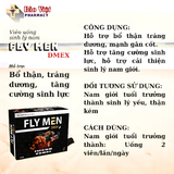  Fly Men Dmex Hộp 20 viên Hỗ trợ bổ thận tráng dương, tăng cường sinh lực 