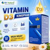  Vitamin D3 Kingphar - Tinh chất nhỏ giọt, lọ 10ml 