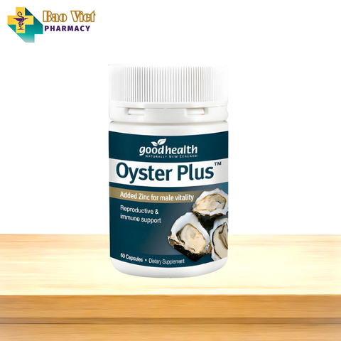  Viên uống bồi bổ sức khỏe Nam giới GoodHealth Oyster Plus lọ 60 viên nang cứng 