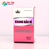  Khang Bảo Bì Kingphar hộp 40 viên (viêm da, vảy nến, lupus ban đỏ) 