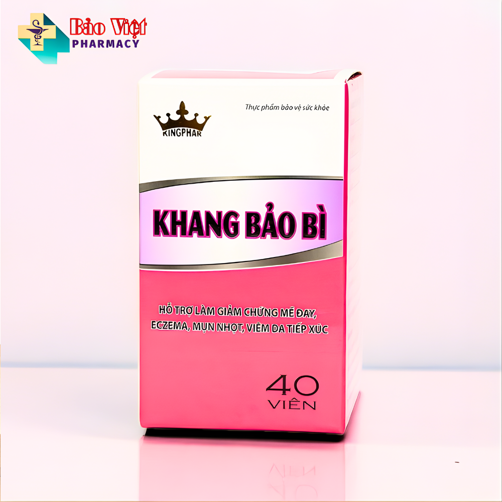  Khang Bảo Bì Kingphar hộp 40 viên (viêm da, vảy nến, lupus ban đỏ) 