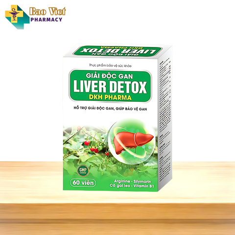  Giải độc gan LIVER DETOX DKH hộp 60 viên 