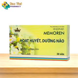  Hoạt huyết dưỡng não Memoren Kingphar 30 viên (bổ não, tăng cường trí nhớ, giảm căng thẳng, stress..) 