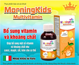  Siro bổ sung Vitamin tổng hợp MorningKids MultiVitamin Chai 125ml hàng cao cấp nhập khẩu Italia 