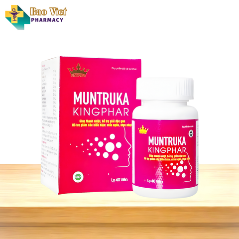  Viên trứng cá Muntruka Kingphar 40 viên 