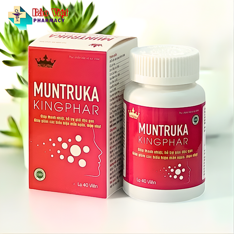  Viên trứng cá Muntruka Kingphar 40 viên 
