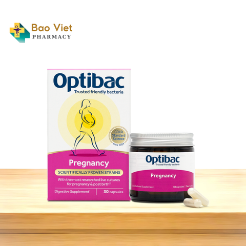  Optibac Pregnancy Hộp 30 viên hỗ trợ bổ sung lợi khuẩn cho cơ thể 