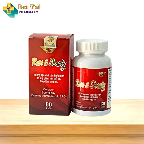  Viên uống sáng đẹp da Rose & Beauty 60 viên 