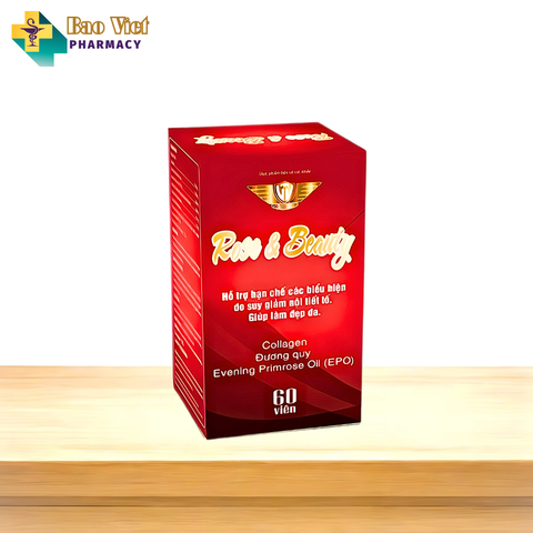  Viên uống sáng đẹp da Rose & Beauty 60 viên 