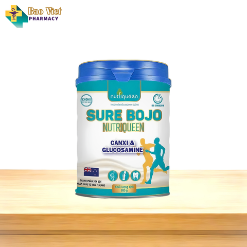  Sữa Xương Khớp Nutriqueen Sure BoJo Canxi & Glucosamin hộp 800g, Nguyên liệu sữa Newzeland 
