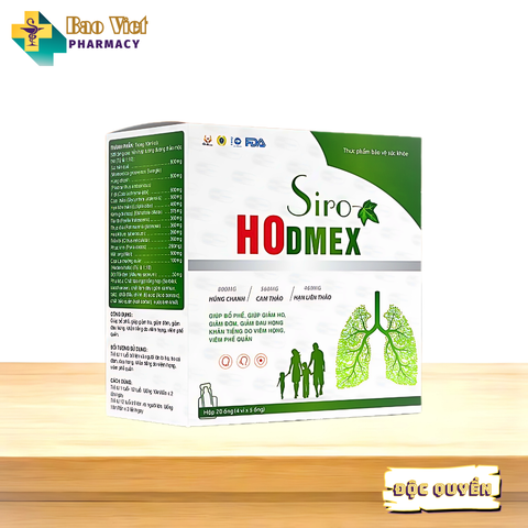  Siro Ho Dmex Hộp 20 ống x 10ml 