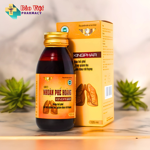  Siro ho bổ phế Nhuận Phế Hoàng Kingphar 125ml 