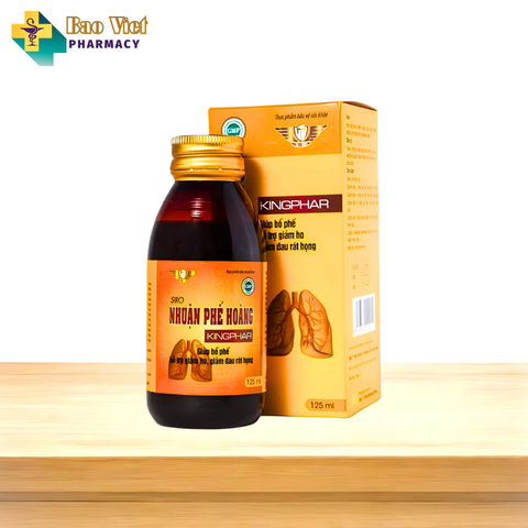  Siro ho bổ phế Nhuận Phế Hoàng Kingphar 125ml 