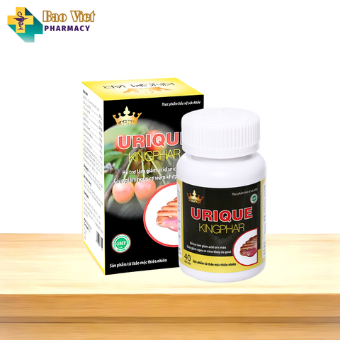  Viên uống bệnh gút Urique Kingphar Hộp 40v 