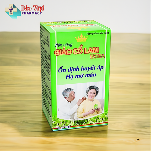  Viên uống ổn định huyết áp Giảo Cổ Lam Extra Kingphar hộp 60 viên 