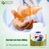  Viên uống giải độc gan Vital Code Liver detox hộp 100 viên 