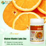  Vitatree Vitamin C 1000mg with ZinC lọ 100 viên nhai 