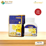  Viên uống cân bằng nội tiết tố nữ Vitatree Evening Primrose hộp 30 viên và 100 viên 