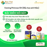  Viên uống cân bằng nội tiết tố nữ Vitatree Evening Primrose hộp 30 viên và 100 viên 