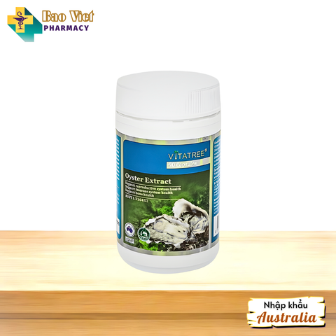  Viên uống tăng cường sức khỏe nam giới Vitatree Oyster Extract (Hàu biển) 60 viên & 90 viên 