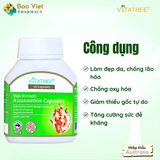  Viên uống chống lão hóa Vitatree High Strength Astaxanthin hộp 30 viên và 60 viên 