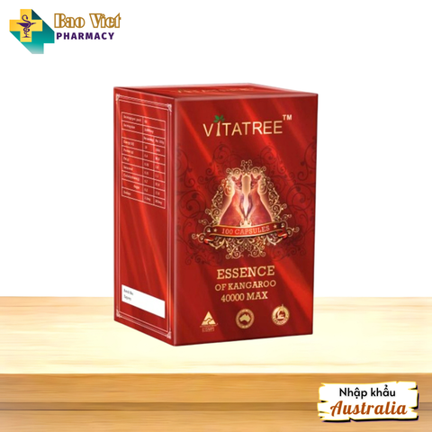  Viên sinh lý nam Vitatree Essence Of Kangaroo 40000Max 80 viên & 100 viên 