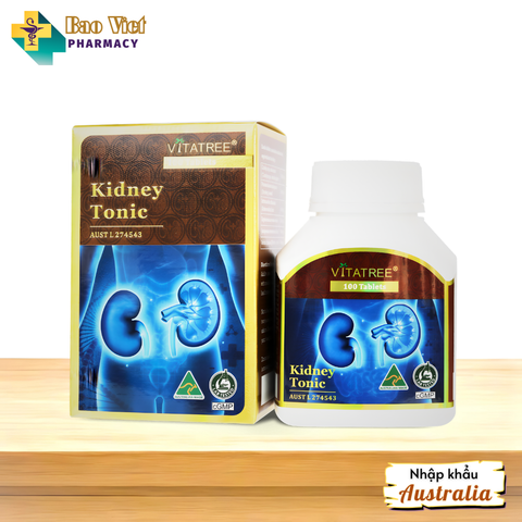  Viên uống bổ thận Vitatree Kidney Tonic 80 viên & 100 viên 
