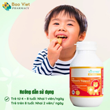  Viên nhai tăng sức đề kháng Vitatree Kids Immunity Support Hộp 30 viên và 60 viên 