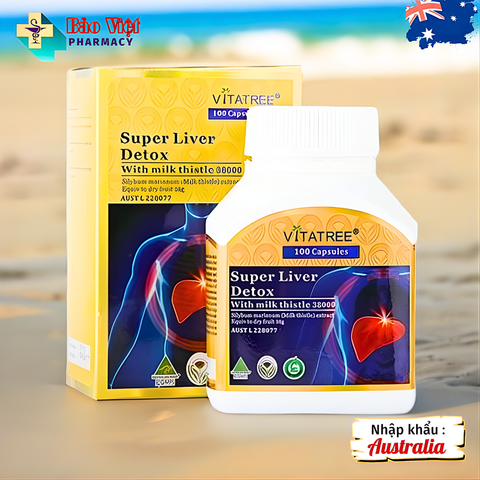  Giải độc gan Vitatree Super Liver Detox 80 viên & 100 viên 