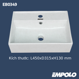 CHẬU TREO TƯỜNG/ ĐẶT BÀN EMPOLO EB 0349