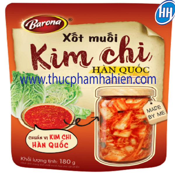  XỐT MUỐI KIM CHI BARONA 180G 