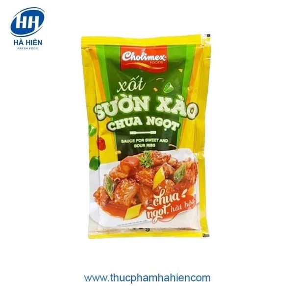  XỐT SƯỜN XÀO CHUA NGỌT CHOLIMEX 90G 